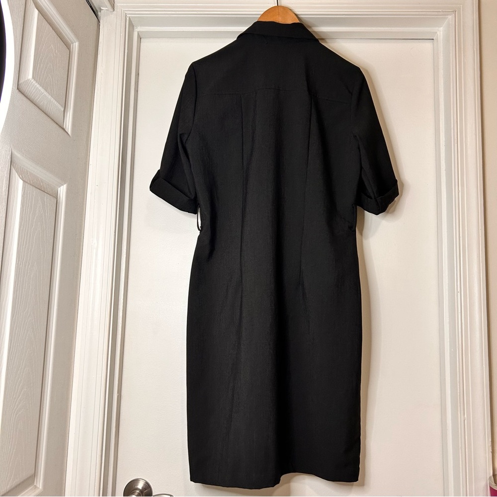True Envy Black Utility Dress - Size 10 - Picture 7 of 12